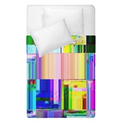 Glitch Art Abstract Duvet Cover Double Side (single Size) by Nexatart