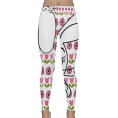 Easter Bunny  Classic Yoga Leggings by Valentinaart