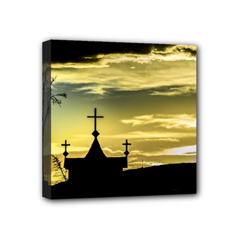 Graves At Side Of Road In Santa Cruz, Argentina Mini Canvas 4  X 4  by dflcprints