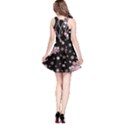 Black Pink Flowers Reversible Sleeveless Dress View2