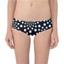 Dot Dots Round Black And White Classic Bikini Bottoms View1