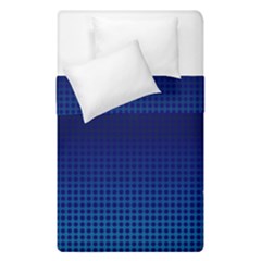 Blue Dot Duvet Cover Double Side (single Size) by PhotoNOLA