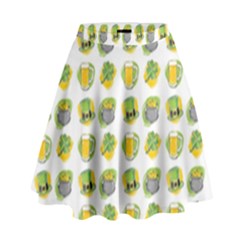 St Patrick S Day Background Symbols High Waist Skirt by Nexatart