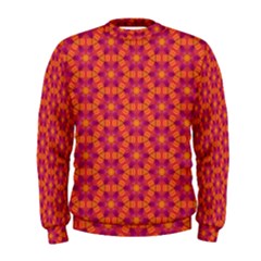 Pattern Abstract Floral Bright Men s Sweatshirt by Nexatart