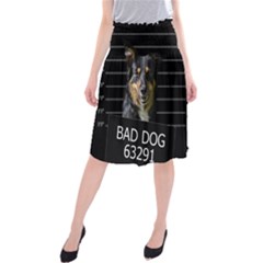 Bad Dog Midi Beach Skirt by Valentinaart