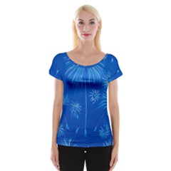 Floating Women s Cap Sleeve Top by dawnsiegler