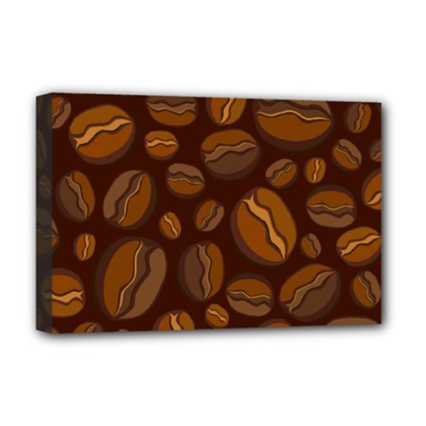 Coffee Beans Deluxe Canvas 18  X 12   by Mariart