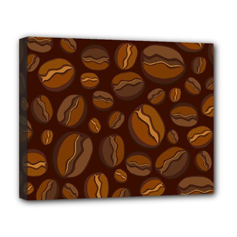 Coffee Beans Deluxe Canvas 20  X 16   by Mariart