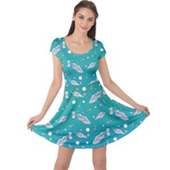 Under The Sea Paisley Cap Sleeve Dresses by emilyzragz