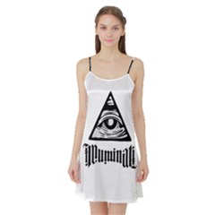 Illuminati Satin Night Slip by Valentinaart