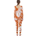 Chinese Zodiac Horoscope Zhen Icon Star Orangechicken Long Sleeve Catsuit View2