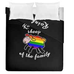 Rainbow Sheep Duvet Cover Double Side (queen Size) by Valentinaart