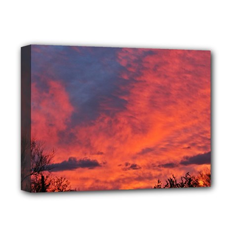 Arizona Sky Deluxe Canvas 16  X 12   by JellyMooseBear