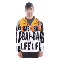 Basketball Is My Life Hooded Wind Breaker (men) by Valentinaart