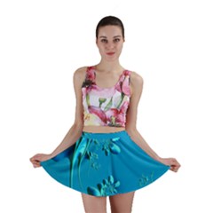 Amazing Floral Fractal A Mini Skirt by Fractalworld