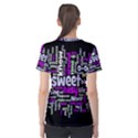 Writing Color Rainbow Sweer Love Women s Sport Mesh Tee View2