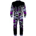 Writing Color Rainbow Sweer Love OnePiece Jumpsuit (Men)  View2