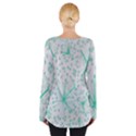 Pattern Floralgreen Women s Tie Up Tee View2