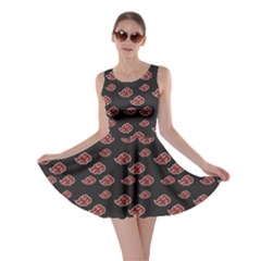 Cloud Red Brown Skater Dress by Mariart