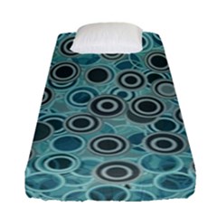 Abstract Aquatic Dream Fitted Sheet (single Size) by Ivana