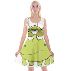 The Most Ugly Alien Ever Reversible Velvet Sleeveless Dress by Catifornia