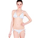 Bubble Balloon Circle Polka Blue Bikini Set View3