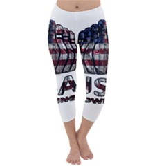 Usa Bowling  Capri Winter Leggings  by Valentinaart