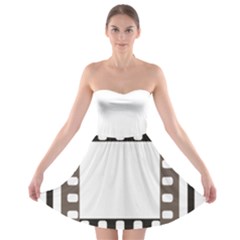 Frame Decorative Movie Cinema Strapless Bra Top Dress by Nexatart