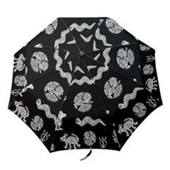 Aztecs Pattern Folding Umbrellas by Valentinaart