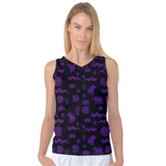 Aztecs Pattern Women s Basketball Tank Top by ValentinaDesign