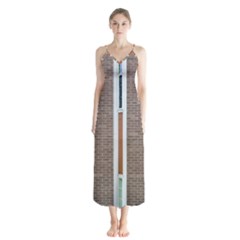 Pattern Symmetry Line Windows Chiffon Maxi Dress by Nexatart