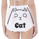 Love My Cat Mommy High-Waisted Bikini Bottoms View2