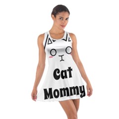 Love My Cat Mommy Cotton Racerback Dress by Catifornia