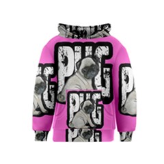 Pug Kids  Pullover Hoodie by Valentinaart