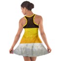 Wooden Board Yellow White Black Cotton Racerback Dress View2