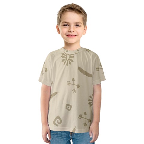 Pattern Culture Seamless American Kids  Sport Mesh Tee by Nexatart