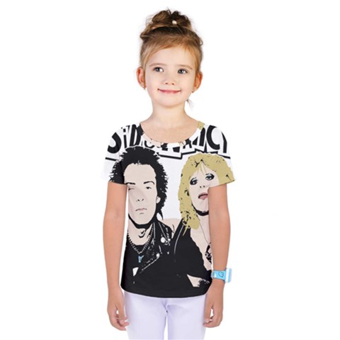 Sid And Nancy Kids  One Piece Tee by Valentinaart