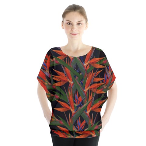 Bird Of Paradise Blouse by Valentinaart