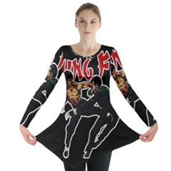 Kung Fu  Long Sleeve Tunic  by Valentinaart