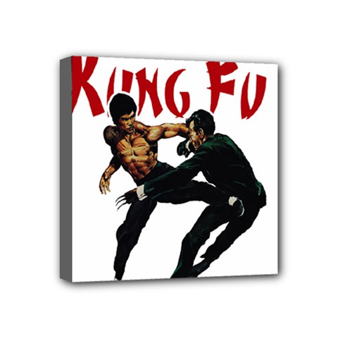 Kung Fu  Mini Canvas 4  X 4  by Valentinaart