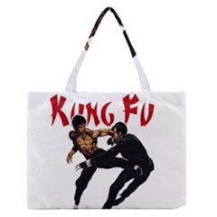 Kung Fu  Medium Zipper Tote Bag by Valentinaart