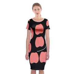 Craft Pink Black Polka Spot Classic Short Sleeve Midi Dress by Mariart