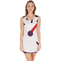 Maker Measurer Hours Time Speedometer Sleeveless Bodycon Dress by Mariart