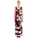 Abstract art Maxi Thigh Split Dress View1