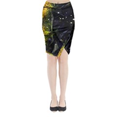 Abstract Design Midi Wrap Pencil Skirt by ValentinaDesign