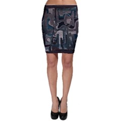 Abstract Art Bodycon Skirt by ValentinaDesign