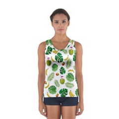 Tropical Pattern Women s Sport Tank Top  by Valentinaart