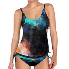 Paint Strokes And Splashes             Tankini Set by LalyLauraFLM
