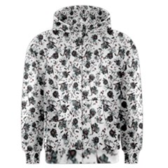 Floral Pattern Men s Zipper Hoodie by ValentinaDesign