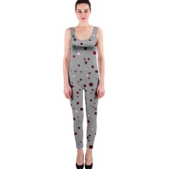 Dots Pattern Onepiece Catsuit by ValentinaDesign